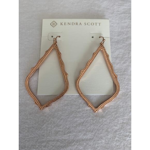 KENDRA SCOTT Sophee Drop Dangle Earrings in Rose Gold - Picture 4 of 6